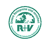 Guetesiegel: Unsere Reisepreise sind versichert